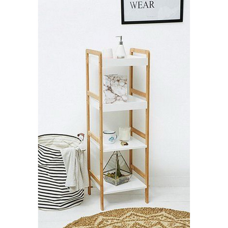 Ebern Designs Dwinnell Freestanding Bathroom Shelves & Reviews